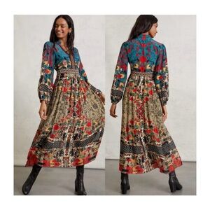 Bohemian Multicolor Maxi Dress